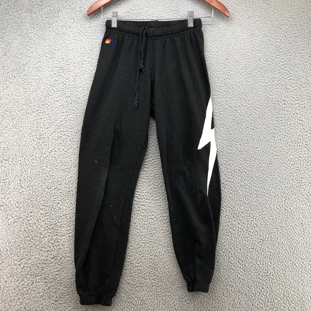 Aviator Nation Sweatpants Joggers Womens‎ XS Bundle Multicolor Rainbow Logo 4pk